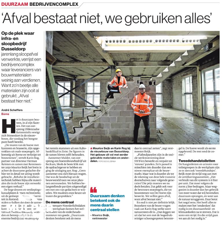 Nieuwbouw met 60% herbruikbare materialen kopie