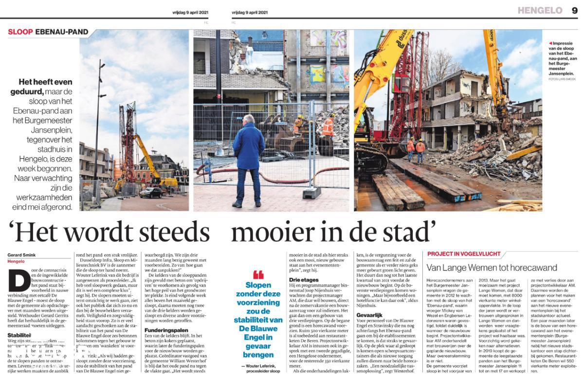 Sloop Ebenau-pand in Hengelo