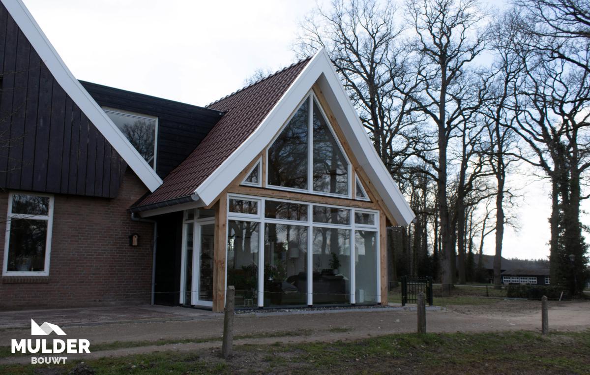 Aanbouw zitkamer in Haaksbergen