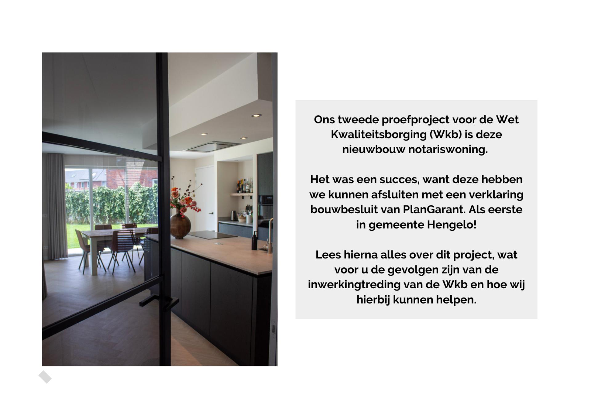 Proefproject II Wet Kwaliteitsborging (Wkb)