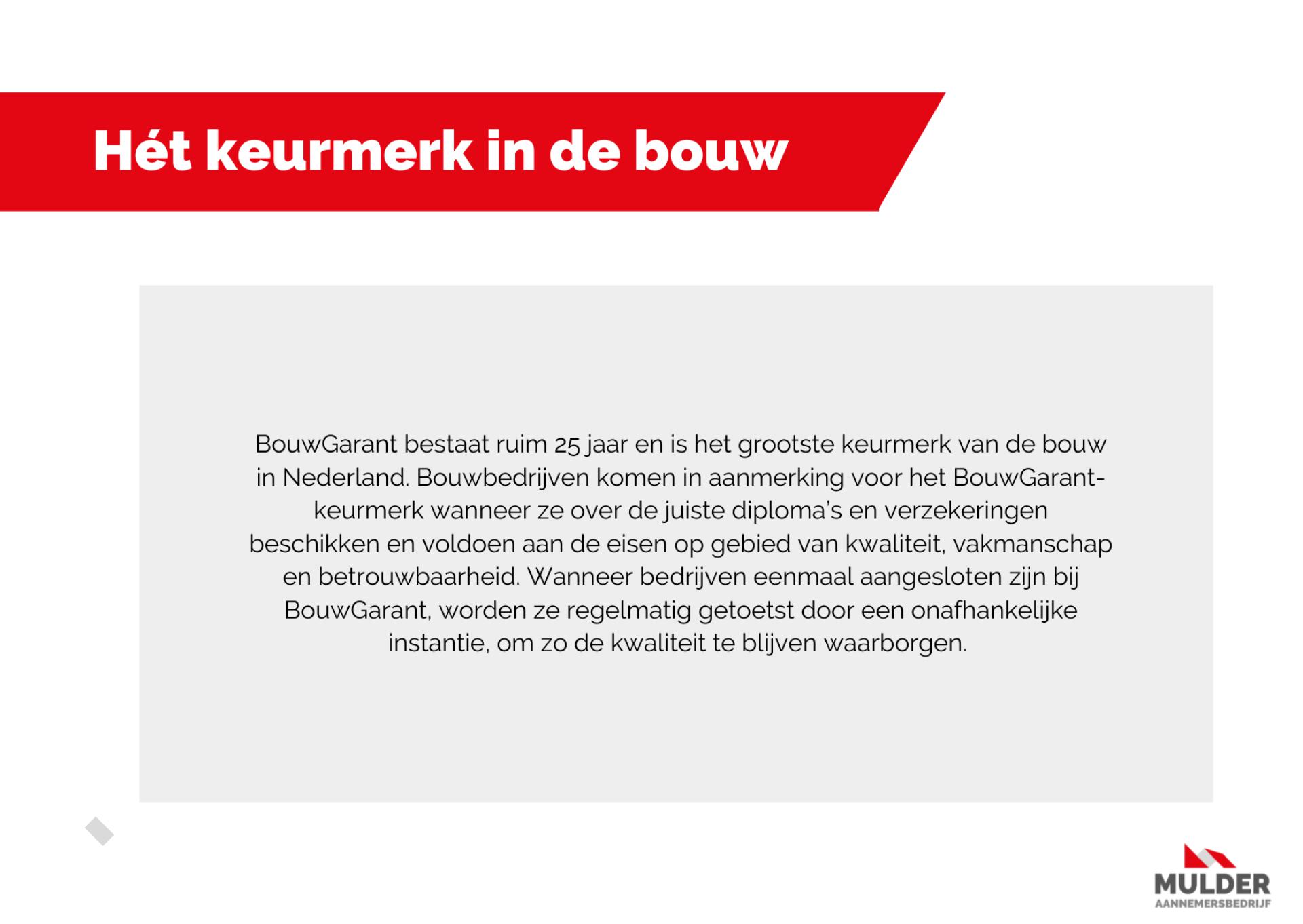 BouwGarant | h&eacute;t keurmerk in de bouw