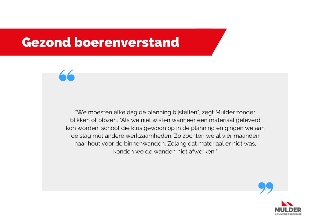 Interview Aannemer 'De Boerderij' in Borne