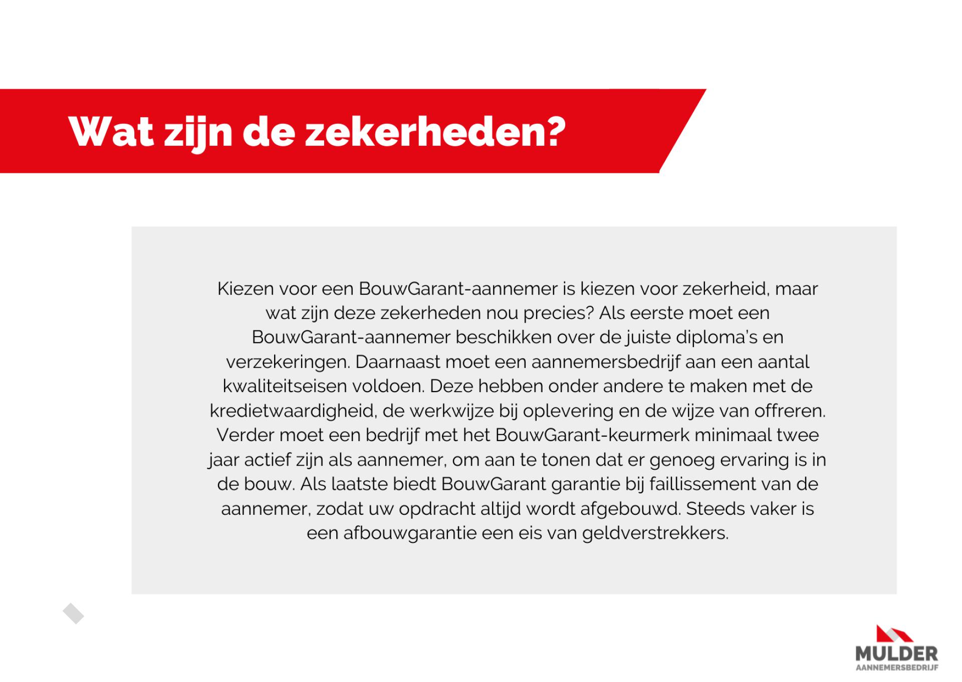 BouwGarant | h&eacute;t keurmerk in de bouw