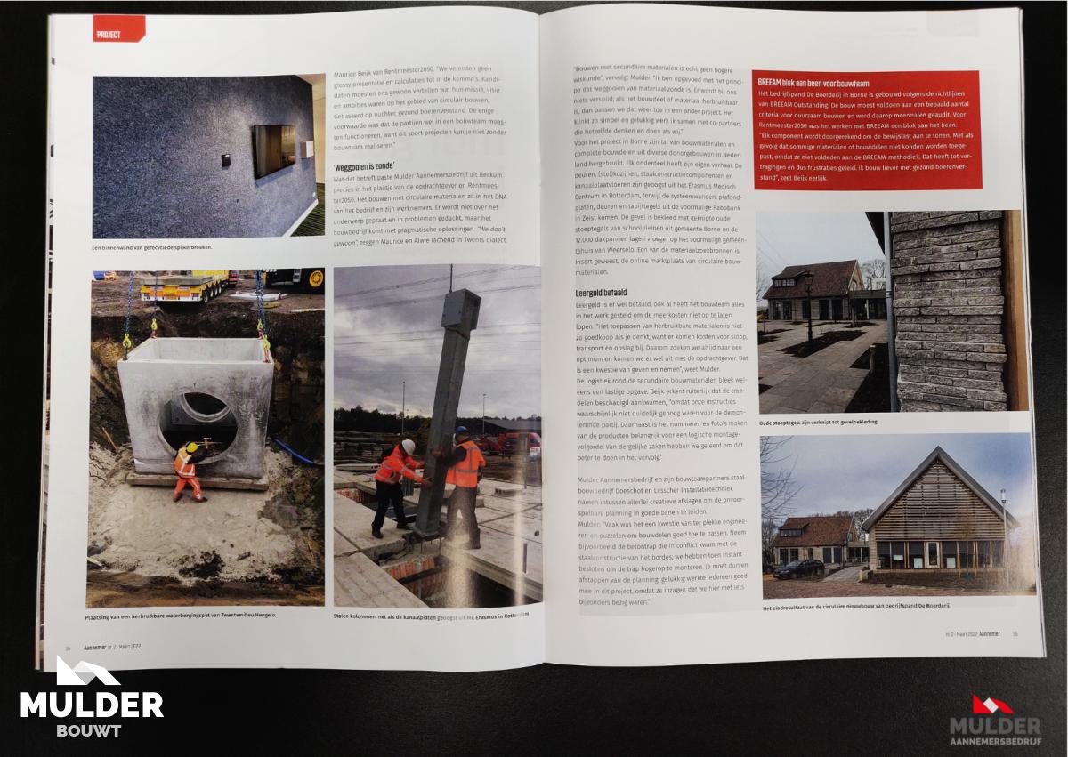 Interview Aannemer 'De Boerderij' in Borne