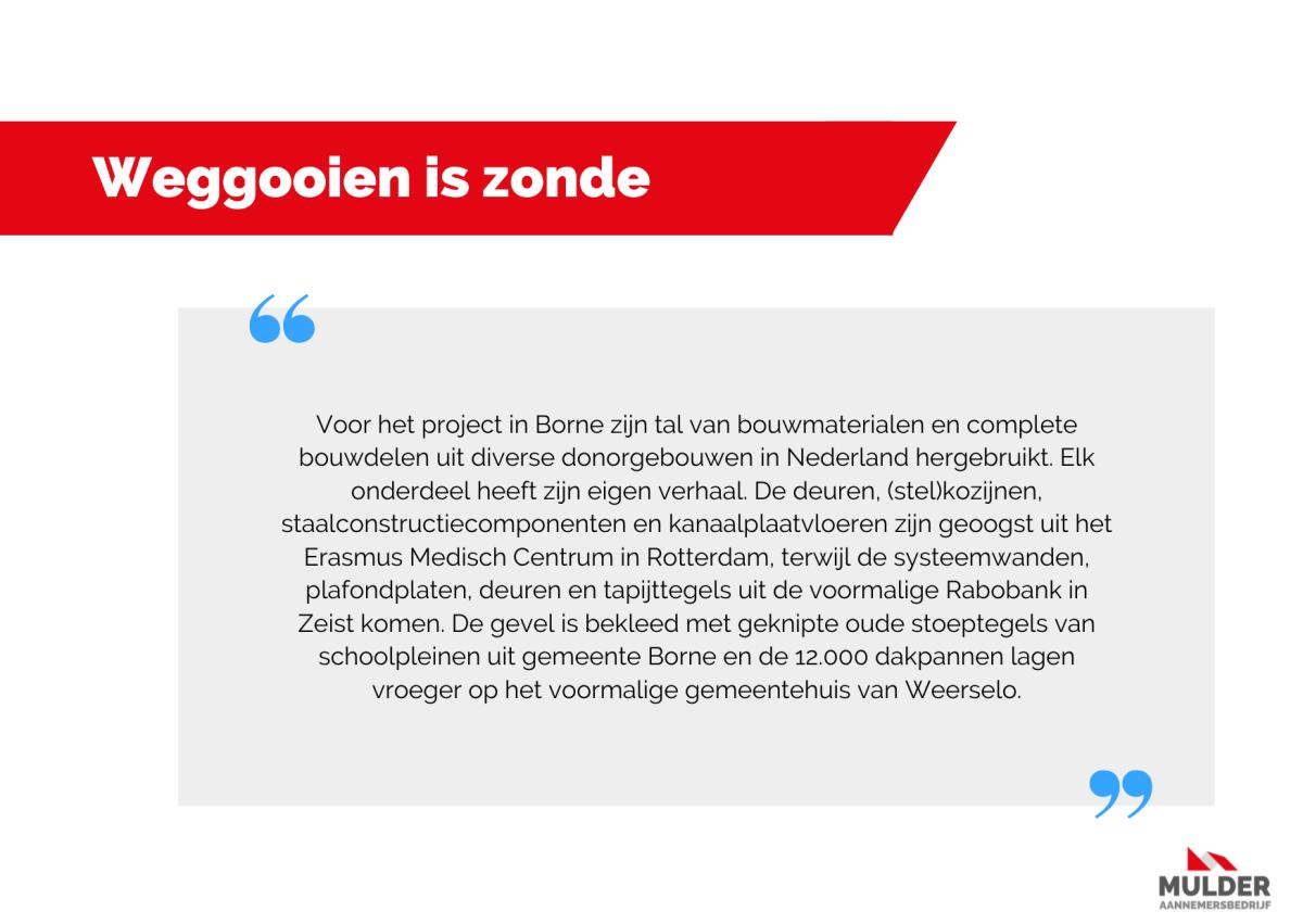 Interview Aannemer 'De Boerderij' in Borne