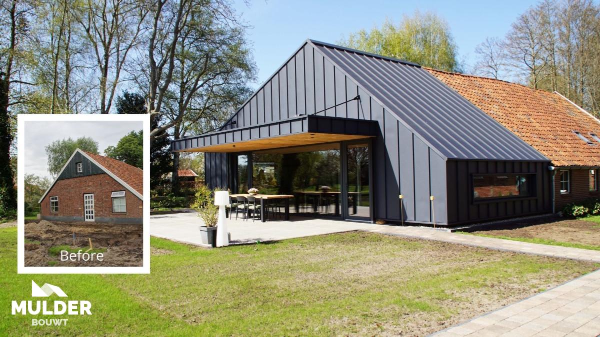 Aanbouw boerderij in Haaksbergen 