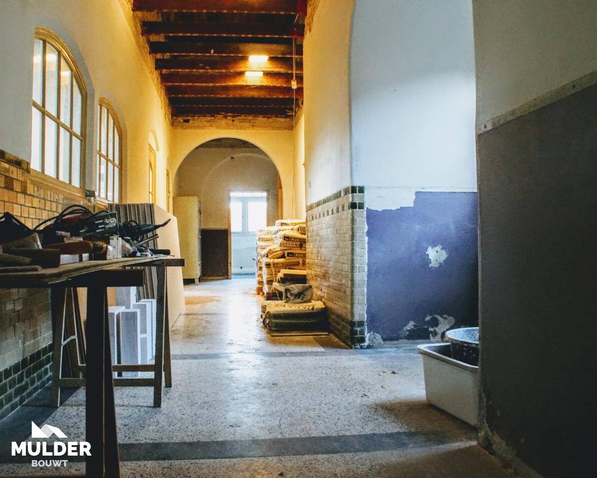 Van schoolgebouw naar 4 woningen