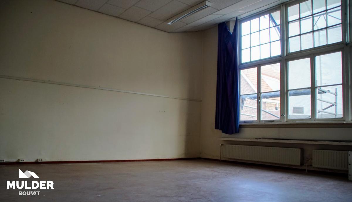 Van schoolgebouw naar 4 woningen