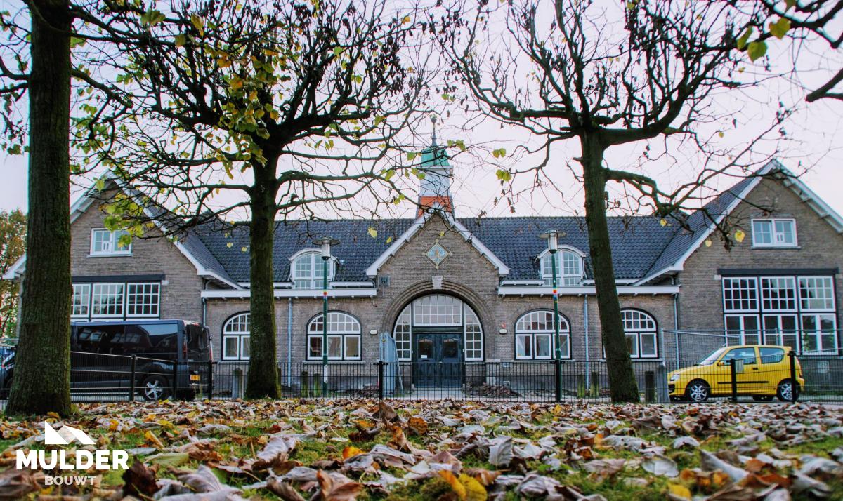 Van schoolgebouw naar 4 woningen