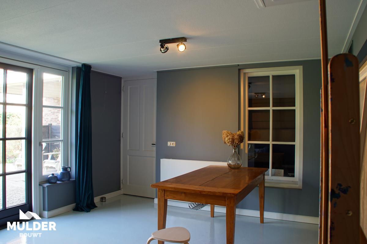Atelier en veranda in Enschede