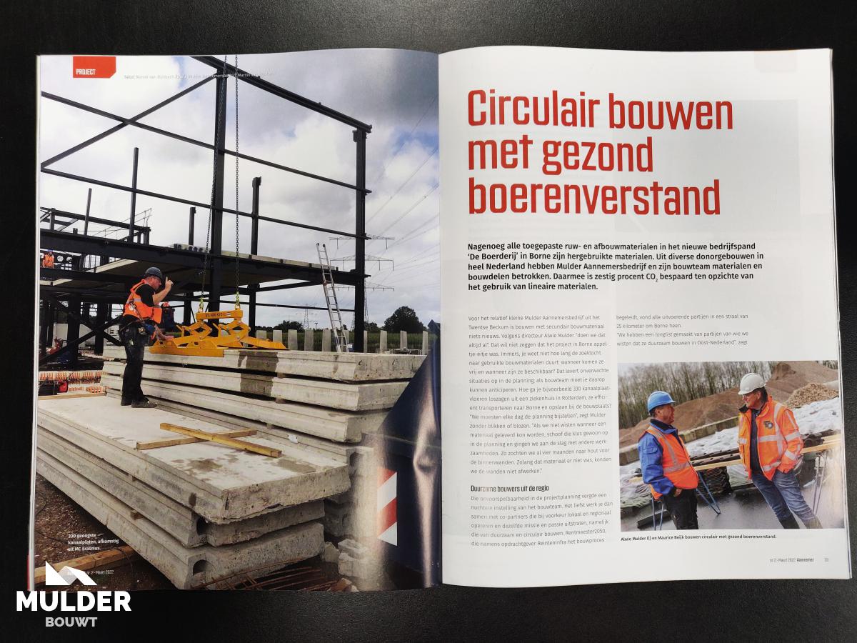 Nieuwbouw met 60% herbruikbare materialen kopie