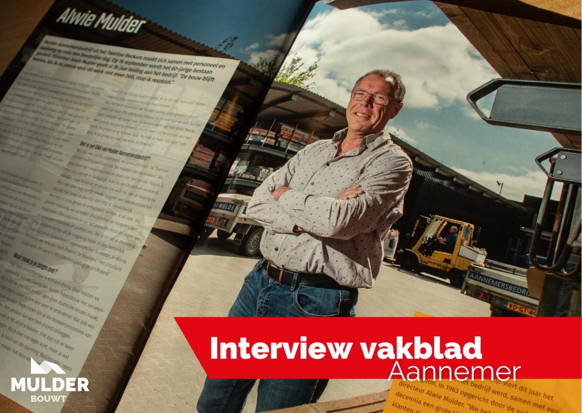 Interview vakblad Aannemer