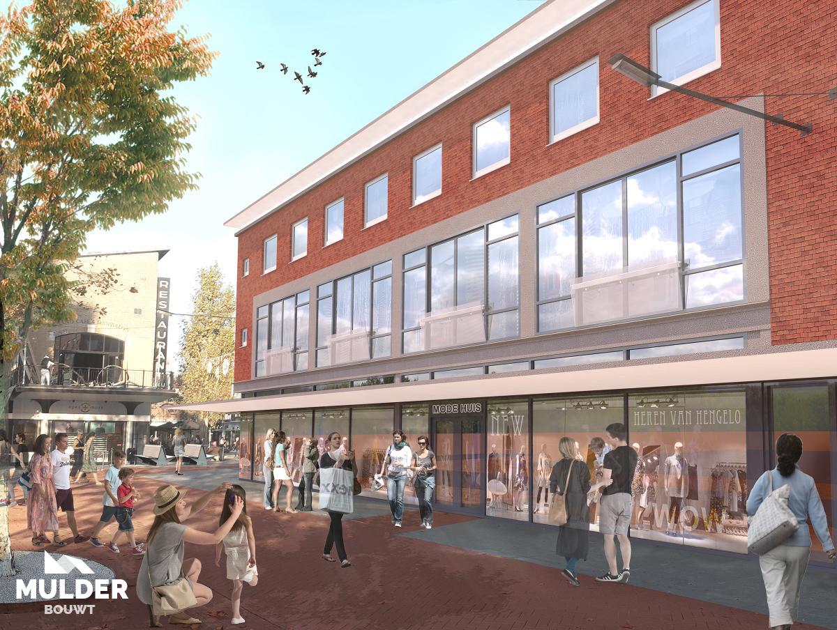 Winkelpand en appartementen Hengelo