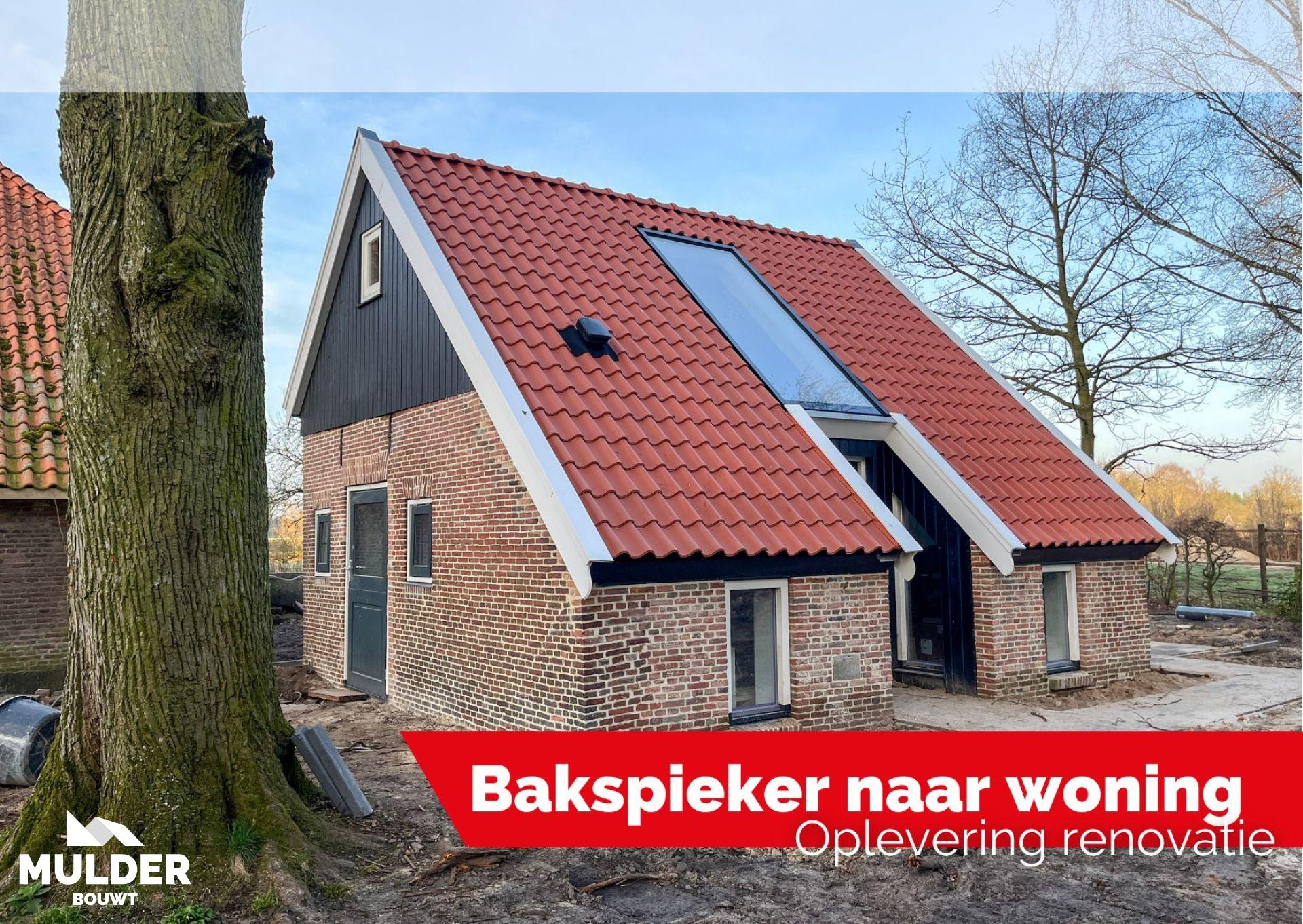 Renovatie bakspieker tot woning!