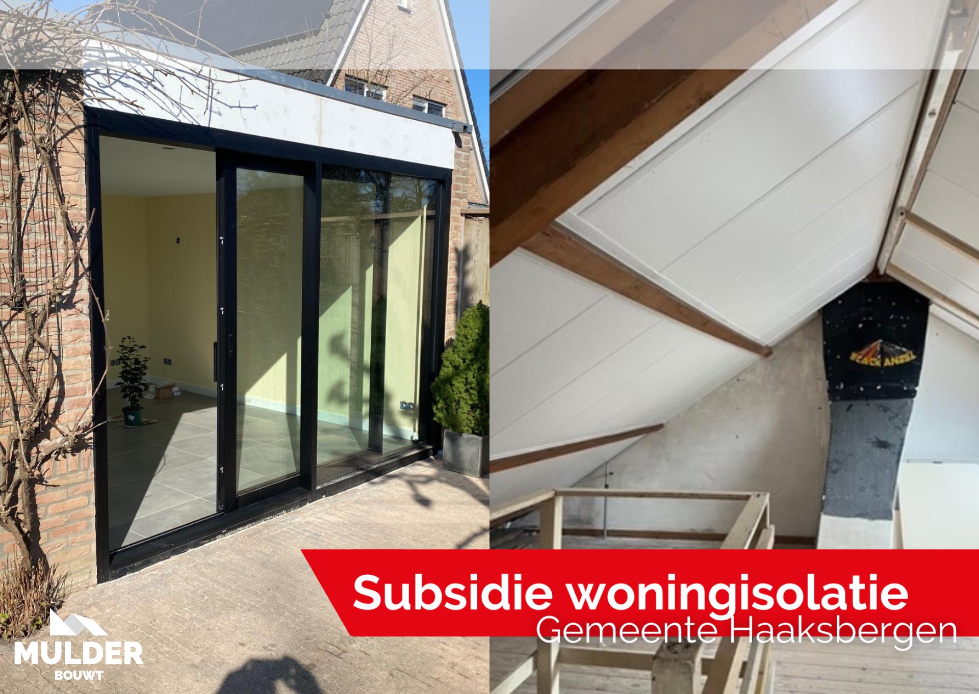 Subsidie woningisolatie